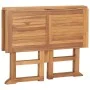 Mesa de comedor plegable para jardín madera de teca 90x90x75 cm de , Mesas de jardín - Ref: Foro24-315448, Precio: 174,94 €, ...