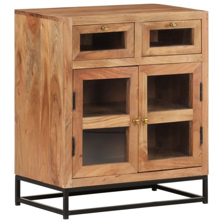 Aparador de madera maciza de acacia 60x35x70 cm de , Aparadores - Ref: Foro24-323504, Precio: 184,67 €, Descuento: %