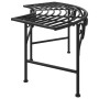 Banco de jardín de acero negro 113 cm de , Bancos de jardín - Ref: Foro24-318826, Precio: 110,21 €, Descuento: %