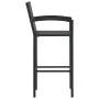 Set de muebles de bar de jardín 3 piezas ratán sintético negro de , Conjuntos de jardín - Ref: Foro24-3064769, Precio: 243,78...