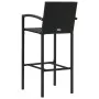 Set de muebles de bar de jardín 3 piezas ratán sintético negro de , Conjuntos de jardín - Ref: Foro24-3064769, Precio: 243,78...