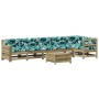 Juego de muebles jardín 7 pzas y cojines madera pino impregnada de , Conjuntos de jardín - Ref: Foro24-3250879, Precio: 779,8...