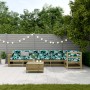 Juego de muebles jardín 7 pzas y cojines madera pino impregnada de , Conjuntos de jardín - Ref: Foro24-3250879, Precio: 779,8...