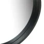 Espejo de pared con correa negro 40 cm de vidaXL, Espejos - Ref: Foro24-320363, Precio: 37,79 €, Descuento: %