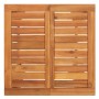 Mesa y taburetes de jardín 5 pzas madera acacia ratán PE marrón de , Conjuntos de jardín - Ref: Foro24-3295269, Precio: 240,8...