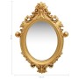 Espejo de pared estilo castillo dorado 56x76 cm de vidaXL, Espejos - Ref: Foro24-320357, Precio: 63,03 €, Descuento: %
