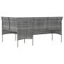 Set de sofás en forma de L 5 pzas cojines ratán sintético gris de , Conjuntos de jardín - Ref: Foro24-318582, Precio: 361,68 ...
