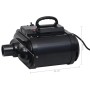 Secador de mascotas doble motor negro de vidaXL, Secadores de pelo para mascotas - Ref: Foro24-170936, Precio: 221,84 €, Desc...