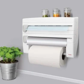 Metaltex Portarrollo de cocina Roll 'n roll de Metaltex, Dispensadores y soportes de papel de cocina - Ref: Foro24-430417, Pr...