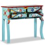 Mesa consola de madera maciza de mango azul pintada a mano de , Aparadores - Ref: Foro24-244596, Precio: 255,44 €, Descuento: %