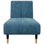 Juego de sofás 2 piezas terciopelo azul de , Sofás - Ref: Foro24-3216294, Precio: 399,12 €, Descuento: %