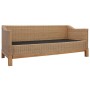 Sofá de 3 plazas con cojines ratán natural de vidaXL, Sofás - Ref: Foro24-283077, Precio: 748,72 €, Descuento: %