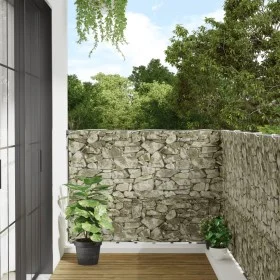 Pantalla de privacidad de balcón PVC look piedra 500x120 cm de , Paneles de vallas - Ref: Foro24-4005534, Precio: 30,37 €, De...