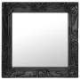 Espejo de pared estilo barroco negro 50x50 cm de vidaXL, Espejos - Ref: Foro24-320315, Precio: 42,33 €, Descuento: %