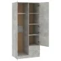 Concrete gray engineered wood wardrobe 80x52x180 cm by , Wardrobes - Ref: Foro24-800643, Price: 301,05 €, Discount: %