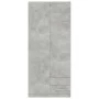 Armario de madera de ingeniería gris hormigón 80x52x180 cm de , Armarios roperos - Ref: Foro24-800643, Precio: 301,05 €, Desc...