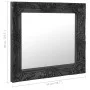 Espejo de pared estilo barroco negro 50x50 cm de vidaXL, Espejos - Ref: Foro24-320315, Precio: 42,33 €, Descuento: %
