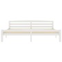Estructura de cama de madera maciza de pino blanca 200x200 cm de vidaXL, Camas y somieres - Ref: Foro24-322074, Precio: 115,2...