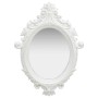Espejo de pared estilo castillo blanco 56x76 cm de vidaXL, Espejos - Ref: Foro24-320356, Precio: 62,22 €, Descuento: %