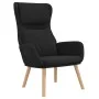 Entspannungssessel mit schwarzem Samthocker von , Sessel - Ref: Foro24-3097826, Preis: 125,97 €, Rabatt: %