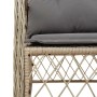 Set comedor de jardín 9 pzas con cojines ratán sintético beige de , Conjuntos de jardín - Ref: Foro24-3212079, Precio: 1,00 €...