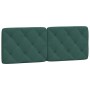 Estructura cama con cabecero terciopelo verde oscuro 140x190 cm de , Camas y somieres - Ref: Foro24-3207920, Precio: 207,58 €...