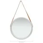 Espejo de pared con correa plateado 50 cm de vidaXL, Espejos - Ref: Foro24-320366, Precio: 41,79 €, Descuento: %