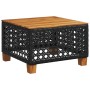 Set de sofás de jardín 7 pzas con cojines ratán sintético negro de , Conjuntos de jardín - Ref: Foro24-3261740, Precio: 565,9...