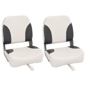 Asientos de barco plegables con respaldo alto 2 uds 41x36x48 cm de , Veleros - Ref: Foro24-3284294, Precio: 129,03 €, Descuen...