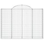 Cestas gaviones 11 uds forma de arco hierro 200x30x140/160 cm de , Maceteros y jardineras - Ref: Foro24-3146161, Precio: 997,...