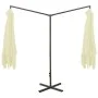 Sombrilla doble con poste de acero color arena 600x300 cm de , Sombrillas - Ref: Foro24-312555, Precio: 160,52 €, Descuento: %