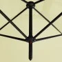 Sombrilla doble con poste de acero color arena 600x300 cm de , Sombrillas - Ref: Foro24-312555, Precio: 160,52 €, Descuento: %