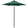 Sombrilla con luces LED aluminio verde 200x211 cm de , Sombrillas - Ref: Foro24-313558, Precio: 84,89 €, Descuento: %