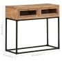 Mesa consola de madera maciza de acacia 90x35x76 cm de , Mesas auxiliares - Ref: Foro24-323505, Precio: 115,07 €, Descuento: %