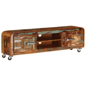 Mueble para la TV madera maciza reciclada 120x30x36 cm de , Muebles TV - Ref: Foro24-247512, Precio: 299,52 €, Descuento: %