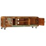 Mueble para la TV madera maciza reciclada 120x30x36 cm de , Muebles TV - Ref: Foro24-247512, Precio: 299,52 €, Descuento: %