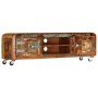 Mueble para la TV madera maciza reciclada 120x30x36 cm de , Muebles TV - Ref: Foro24-247512, Precio: 299,52 €, Descuento: %
