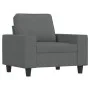 Juego de sofás 4 piezas tela gris oscuro de , Sofás - Ref: Foro24-3201875, Precio: 769,37 €, Descuento: %