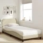Cama con colchón tela color crema 80x200 cm de , Camas y somieres - Ref: Foro24-3208289, Precio: 260,40 €, Descuento: %