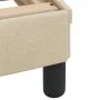 Cama con colchón tela color crema 80x200 cm de , Camas y somieres - Ref: Foro24-3208289, Precio: 260,40 €, Descuento: %