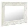 Espejo de pared estilo barroco blanco 50x40 cm de vidaXL, Espejos - Ref: Foro24-320308, Precio: 45,53 €, Descuento: %