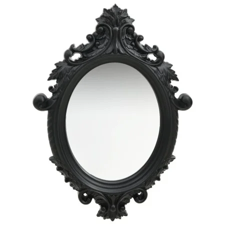 Espejo de pared estilo castillo negro 56x76 cm de vidaXL, Espejos - Ref: Foro24-320359, Precio: 67,94 €, Descuento: %