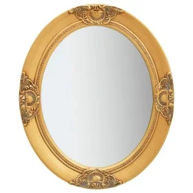 Espejo de pared estilo barroco dorado 50x60 cm de vidaXL, Espejos - Ref: Foro24-320349, Precio: 66,30 €, Descuento: %