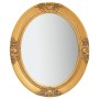 Espejo de pared estilo barroco dorado 50x60 cm de vidaXL, Espejos - Ref: Foro24-320349, Precio: 67,92 €, Descuento: %