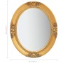 Espejo de pared estilo barroco dorado 50x60 cm de vidaXL, Espejos - Ref: Foro24-320349, Precio: 67,92 €, Descuento: %