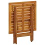 Mesa para terraza bistró madera maciza de acacia 46x46x47 cm de , Mesas de jardín - Ref: Foro24-41435, Precio: 39,55 €, Descu...