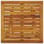 Mesa para terraza bistró madera maciza de acacia 46x46x47 cm de , Mesas de jardín - Ref: Foro24-41435, Precio: 39,55 €, Descu...