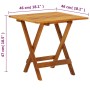 Mesa para terraza bistró madera maciza de acacia 46x46x47 cm de , Mesas de jardín - Ref: Foro24-41435, Precio: 39,55 €, Descu...