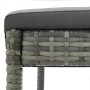 Taburetes de cocina con cojines 2 uds ratán sintético gris de , Sillas de jardín - Ref: Foro24-316669, Precio: 213,24 €, Desc...
