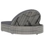 Tumbona para 2 personas con cojines ratán sintético gris de , Tumbonas - Ref: Foro24-318161, Precio: 416,51 €, Descuento: %